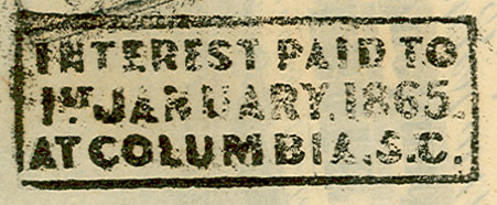 Columbia S.C. 1865